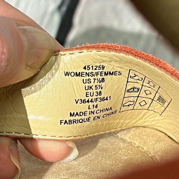 Land's End 2" Espadrille Sandal - Coral and Cream - size 7.5 - Picture 13 of 13